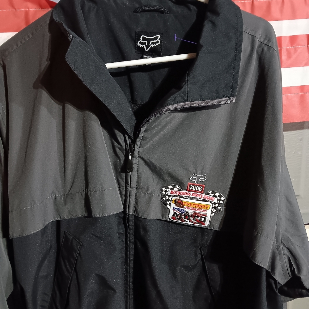 Vintage fox racing wind breaker